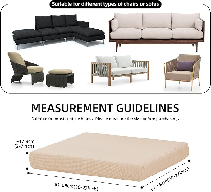 Outdoor Cushion Covers Set, Replacement - Image 2