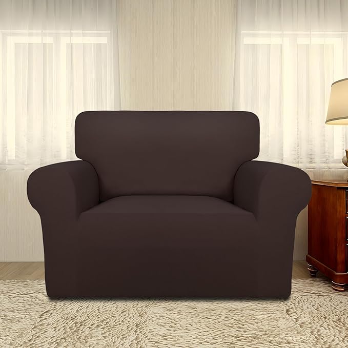 PureFit Super Stretch Sofa Slipcover – Spandex Non Slip Soft Couch Sofa Cover - Image 2