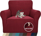 ZNSAYOTX 1 Piece Jacquard Chair Slipcovers by ZNSAYOTX
