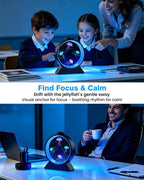 Jellyfish Lamp for Sleep Anxiety Calming Night Light for Bedroom(Black)
