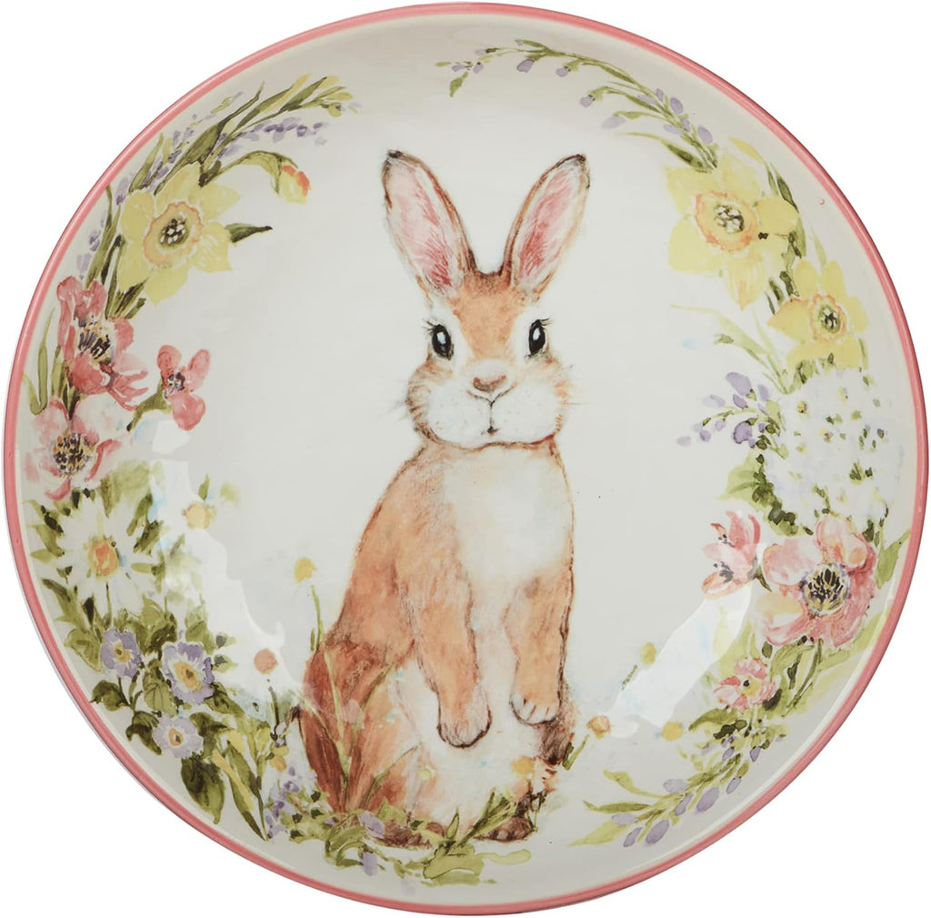 Certified International Easter Garden 10.75" Dinner Plate, Set of 4, Multicolored, Large