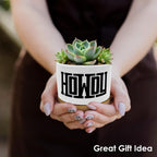 Howdy Western Plant Pots Succulent Planters
