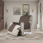 Easy-Going Recliner Chair Slipcover Reversible Sofa Cover Water Resistant Couch - Image 2