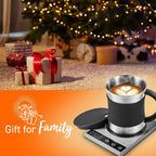 Cosori Coffee Mug Warmer & Mug Set, 1°F Precise Temperature Control