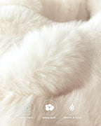Ultra Soft Cozy Faux Fur Throw Blanket, Fuzzy Plush Thick Bubble Blanket - Image 6
