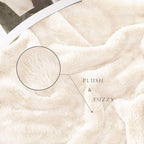 Exclusivo Mezcla Plush Fuzzy Fleece Bed Blanket Queen Size, Super Soft - Image 6