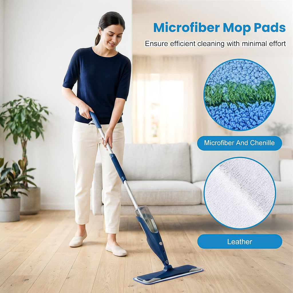 3 Pack Microfiber Cleaning Pad for Bona Mop Pads Refills Microfiber Pads