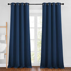 NICETOWN Moroccan Blue Room Darkening Curtains by NICETOWN