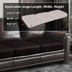 Leather Look Couch Cushion Covers Sofa Seat Slipcovers Sets Couches Furniture - Image 3