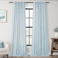 Sky Blue Curtains 120 inch Length by Jolilight