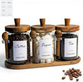 3-Pack 20oz Glass Coffee Container Set