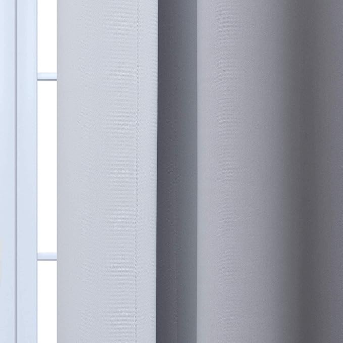 Yakamok Light Blocking Ombre Curtains, Room Darkening Grommet Window Drapes - Image 7