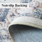 2x5 Washable Hallway Runner Rug: Indoor Farmhouse Non-Slip Entry Kitchen Rugs - Image 4