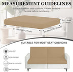 4Pcs Patio Stretch Cushion Covers, Outdoor Sofa Replacement Cover Slipcovers - Image 2