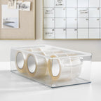 iDesign Stackable Storage Bin - Clear