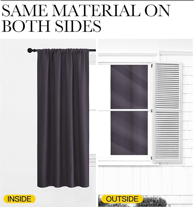 NICETOWN RV Blackout Curtains for Camper Windows, Kitchen Curtains, Short - Image 6