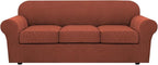 H.VERSAILTEX 4 Piece Stretch Sofa Covers by HVERSAILTEX