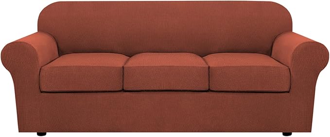 H.VERSAILTEX 4 Piece Stretch Sofa Covers by HVERSAILTEX