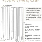 100% Blackout Shield Linen Blackout Curtains - Image 7