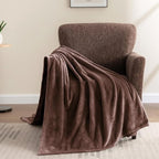 BEDELITE Fleece Blanket Brown Full Blankets - Image 5