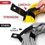 Heavy Duty Hanging Storage Cinch Straps with Metal Buckle (4 Pack, 1.5" x 20") - Electrical Extension Cord & Garden Hose Holder, Cable Management, Storage Organizer in Garage, Workshop - ENVISIONED