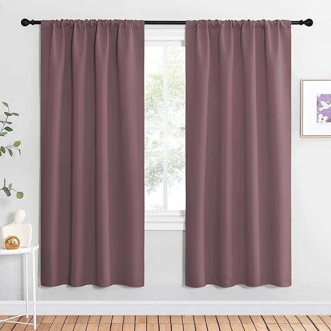 NICETOWN Dry Rose Blackout Curtains by NICETOWN