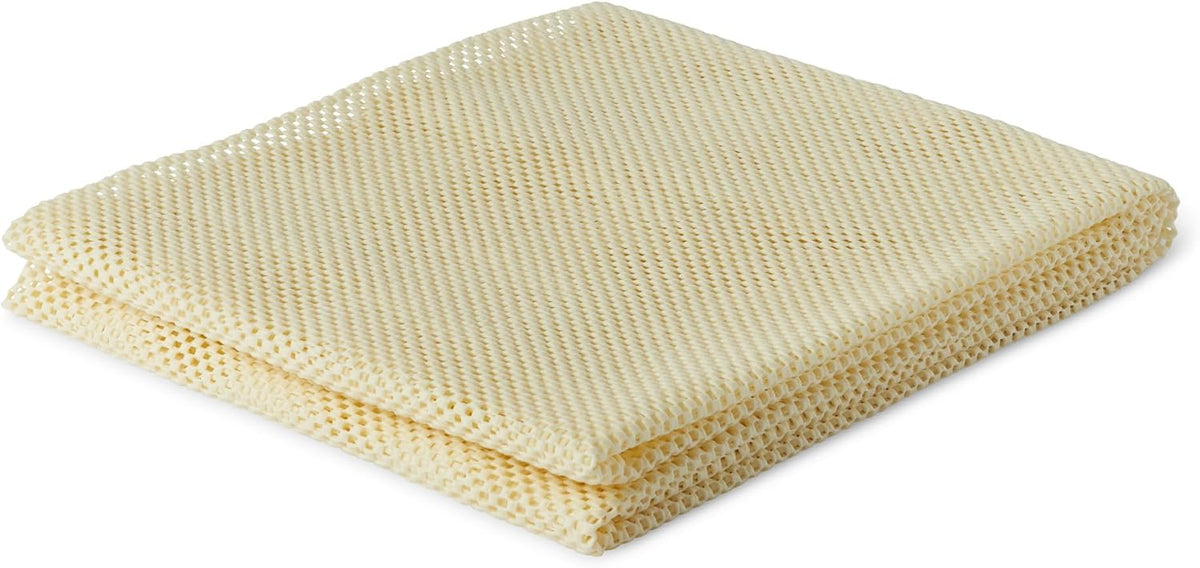 Amazon Basics Non-Slip Rug Pad, Keep Area Rugs Safe in Place, Slip and Skid Resistant Pads for Tile and Hardwood Floors, Protect Floors from Wear and Tear, Trimmable, 4x6
