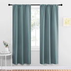 NICETOWN Greyish Blue Blackout Curtains Panels by NICETOWN