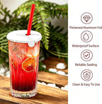 50Pcs Drink Protective Cap ,3.9 In Adhesive Drink Covers for Protection
