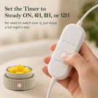 Wax Melt Warmer with 4 Timer & PTC Heating- Ceramic Fragrance 3-in-1 Oil Burner Electric Candle Wax Melter for Home Office Bedroom Fragrance, Home Décor Choice
