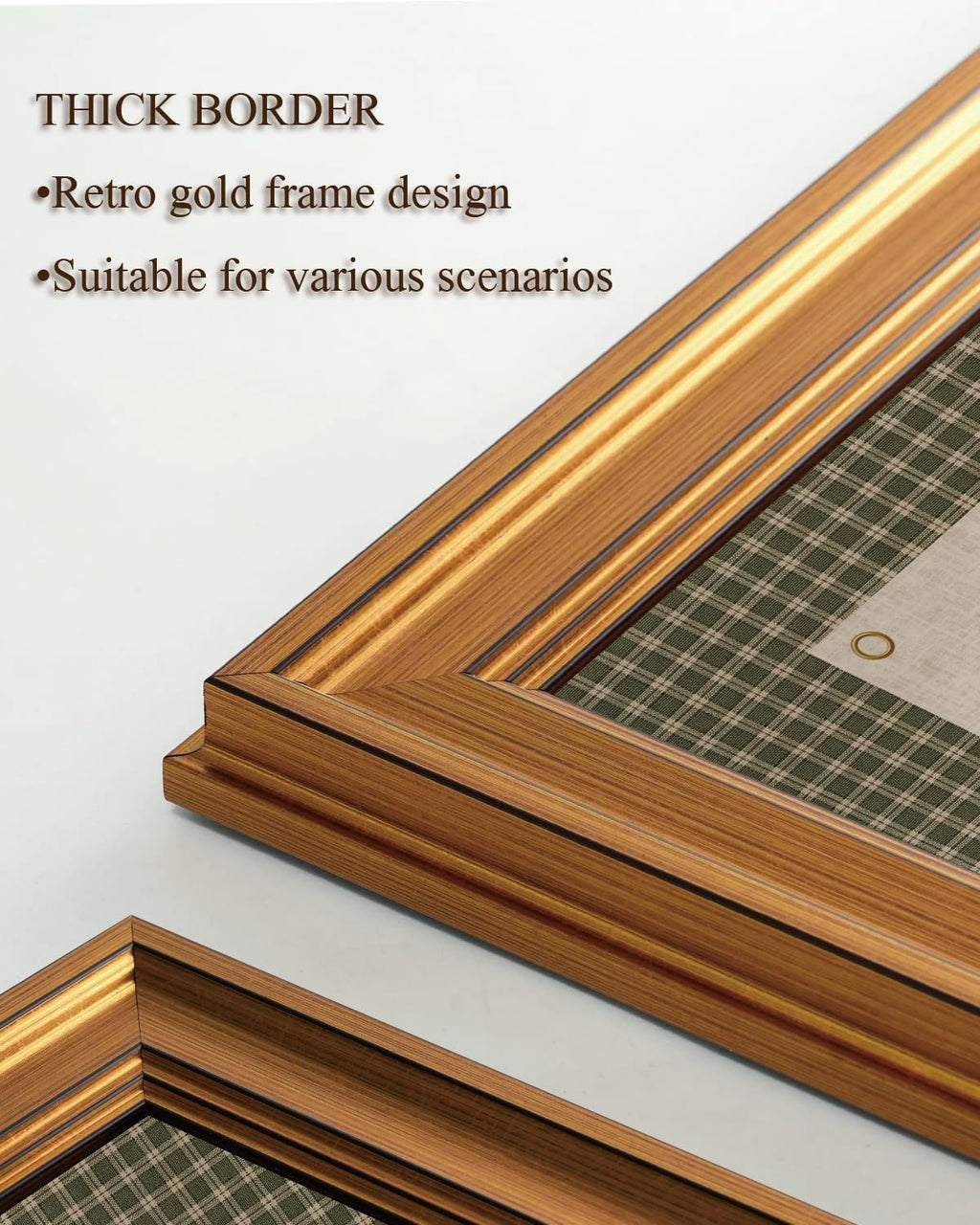 Vintage Gold Framed Wall Art These Are The Good Old Days Canvas Art Prints