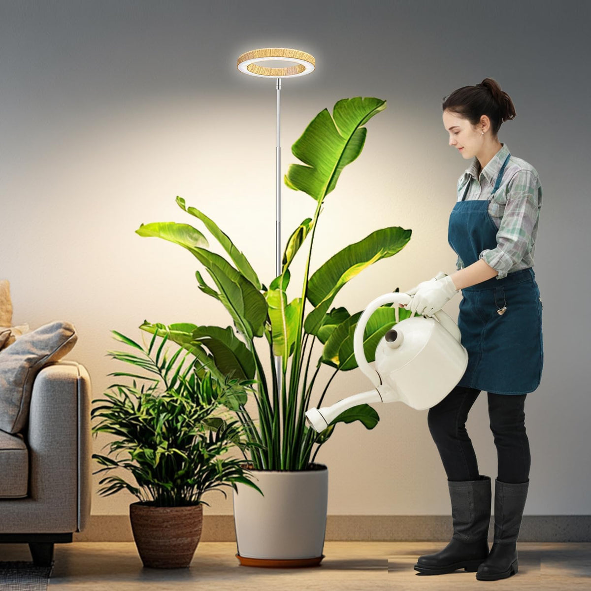 6.3in Grow Light, Full Spectrum Plant Lights for Indoor Growing