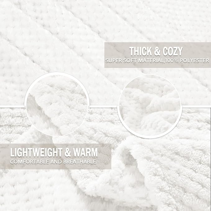 Exclusivo Mezcla Fleece Throw Blanket Extra Large, Super Soft and Warm Blankets - Image 4