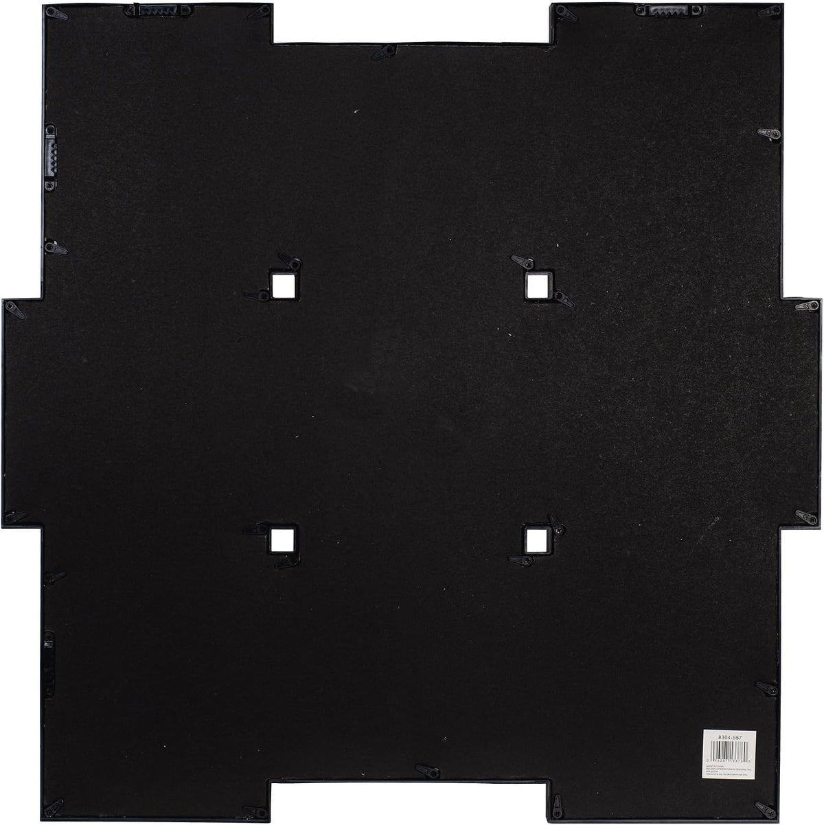 Malden International Designs 5 x 7 9-Opening Dimensional Collage Photo Wall Frame, Black