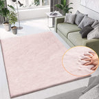 ORINOVA Pink Washable Fluffy 5x8 Area Rugs - Image 2