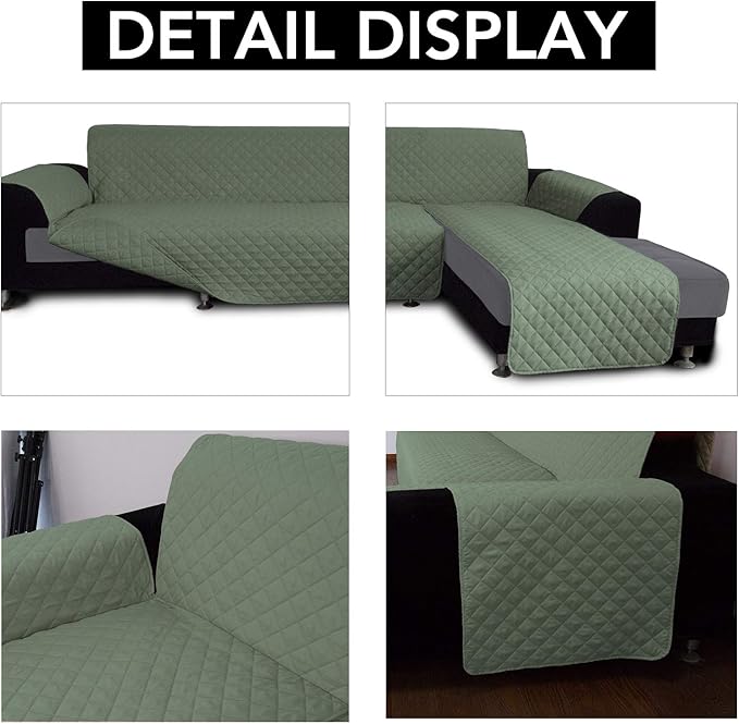 Easy-Going Sofa Slipcover L Shape Sofa Cover Sectional Couch Cover Chaise Cover - Image 3