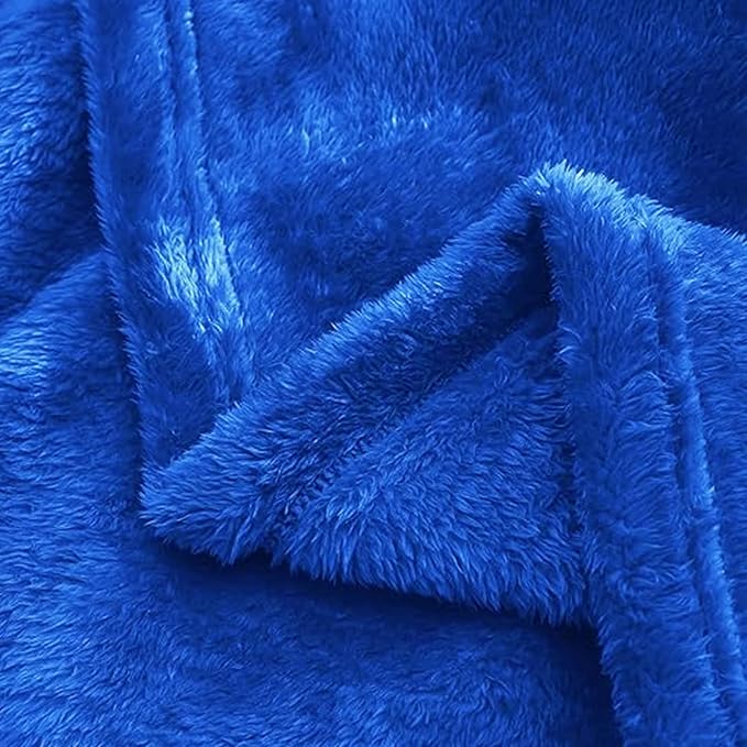 Exclusivo Mezcla Plush Fuzzy Fleece Throw Blanket, Super Soft, Fluffy and Warm - Image 5