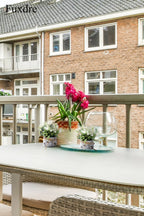 White Small Artificial Plants with 2pcs, Fake Plants for Bathroom Decor