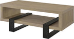 Coaster Dinard 47-Inch Rectangular Coffee Table with Storage, Latte 723688