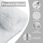 Shag Area Rug for Bedroom 5x8, Soft Fuzzy Rug Non-Shedding Indoor Plush Carpet - Image 4
