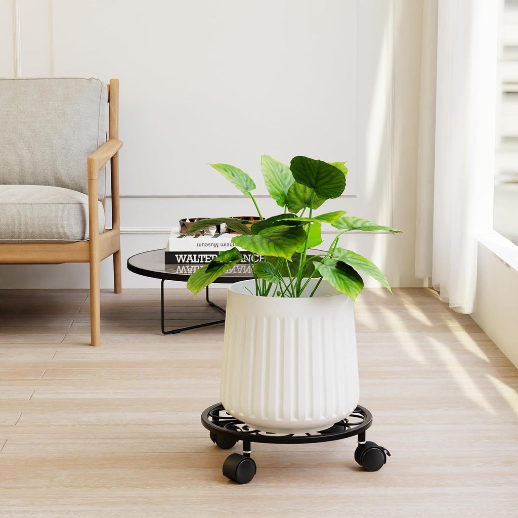 10.24" Plant Stand with Wheels - 2 Pack Plant Caddy.
