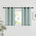NICETOWN Sage Green Short Linen Curtains by NICETOWN