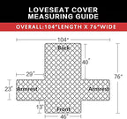 Easy-Going Reversible Loveseat Couch Cover - Image 6
