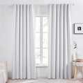 Deconovo Blackout Curtains, Thermal Insulated, W52 x L95 2 Panels, Back Tab by Deconovo