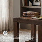 Signature Design by Ashley End Table, Oversized Square, Dark Brown