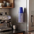 Cup Dispenser, Wall Mount Water Cooler Cups Holder Fit 18oz Cups