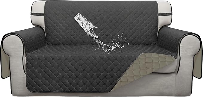 ISSUNTEX Double Protection 100% Waterproof Loveseat Sofa Covers by ISSUNTEX