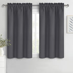 DWCN Blackout Curtains for Bedroom 54 Inch Length 2 Panels Set, Solid Thermal by DWCN