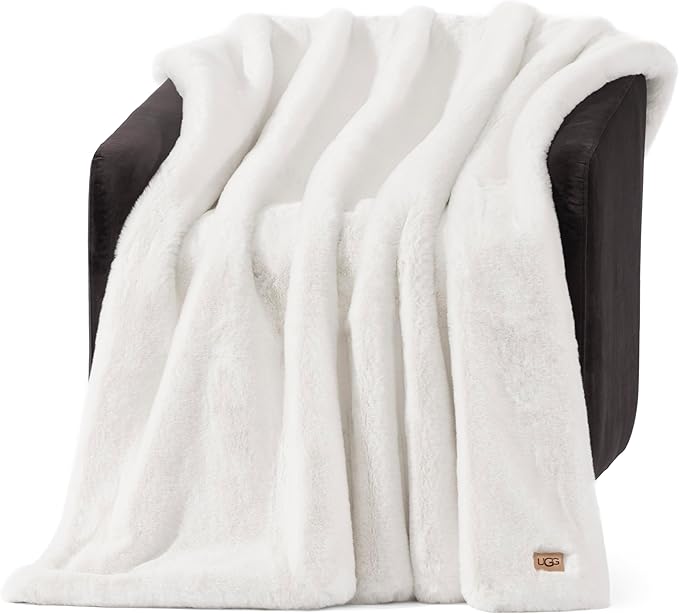 UGG Euphoria Faux Fur Throw Blanket, Warm Fluffy by UGG