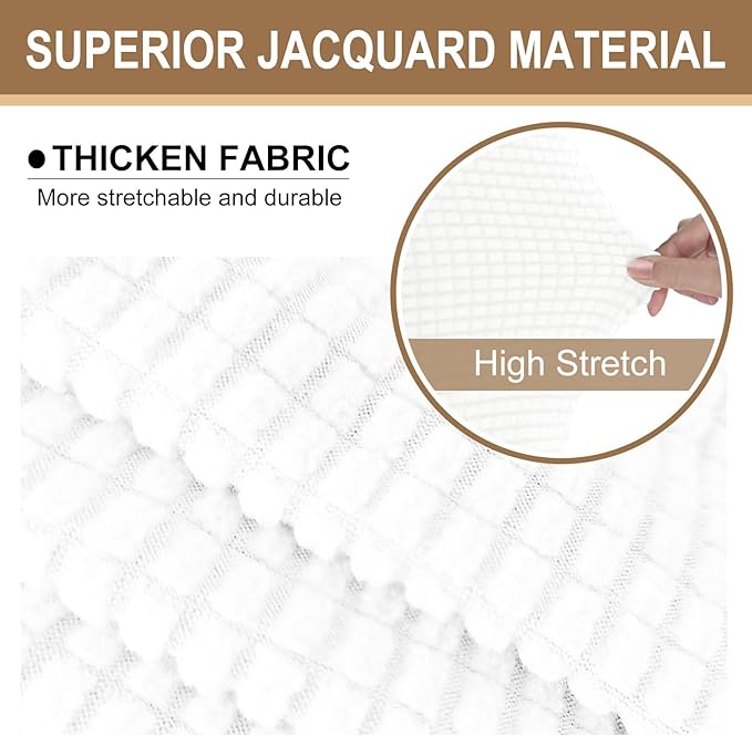 U-NICE HOME Stretch Futon Cover Armless Bed Slipcover - Image 3